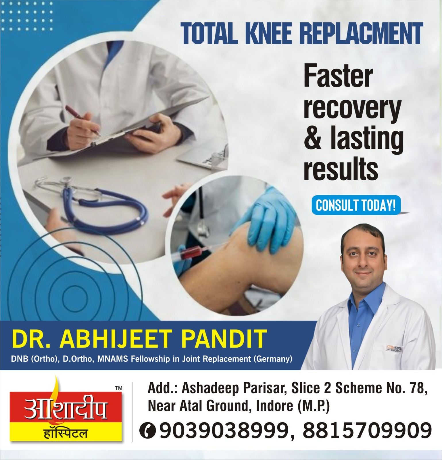 Best Total Knee Replacement Surgeon in Indore